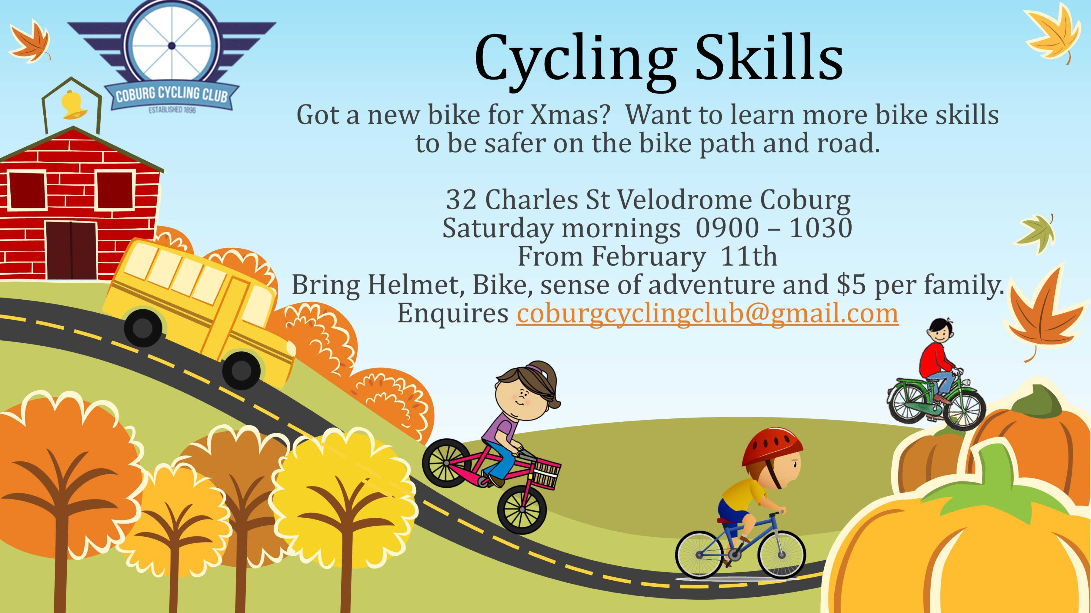 Ccc Cycling Skills Program Coburg Cycling Club